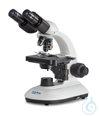 Durchlichtmikroskop Binokular, Achromat 4/10/40; WF10x18; 3W LED Bei der KERN OBE-Serie handelt...